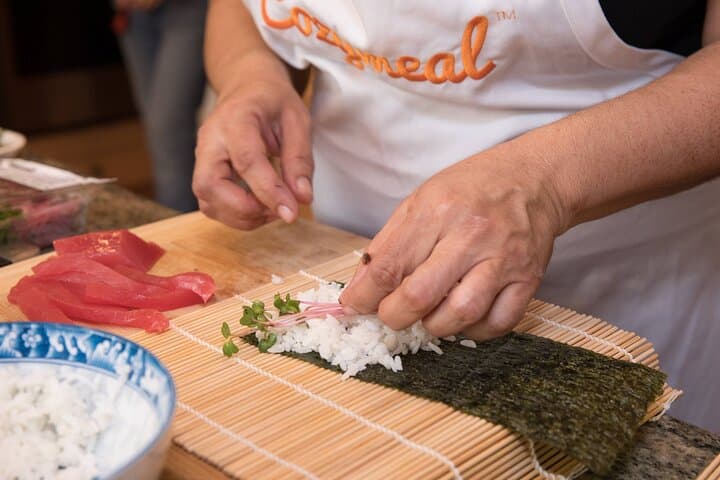 Hands-On Sushi Class in Austin — Make California & Spicy Salmon Rolls photo 6