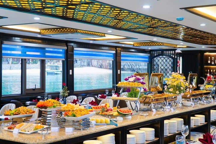 Halong Bay Route 2 Day Cruise: Titop, Sung Sot Cave & Sunset Buffet photo 5