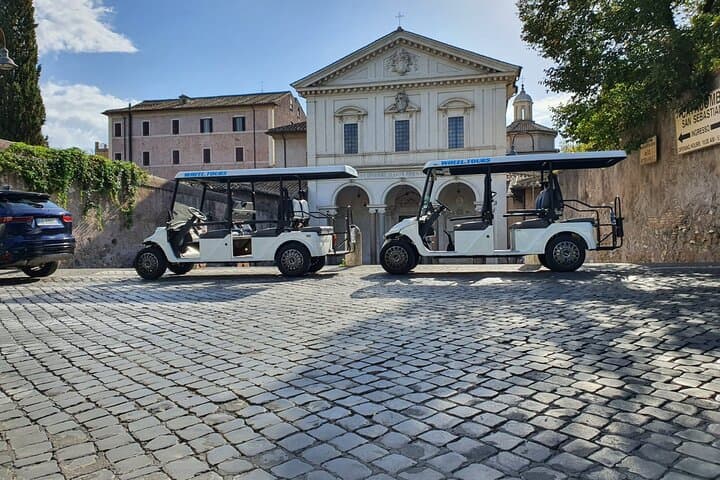 Explore Rome’s Appian Way and Catacombs by Electric Golf Cart