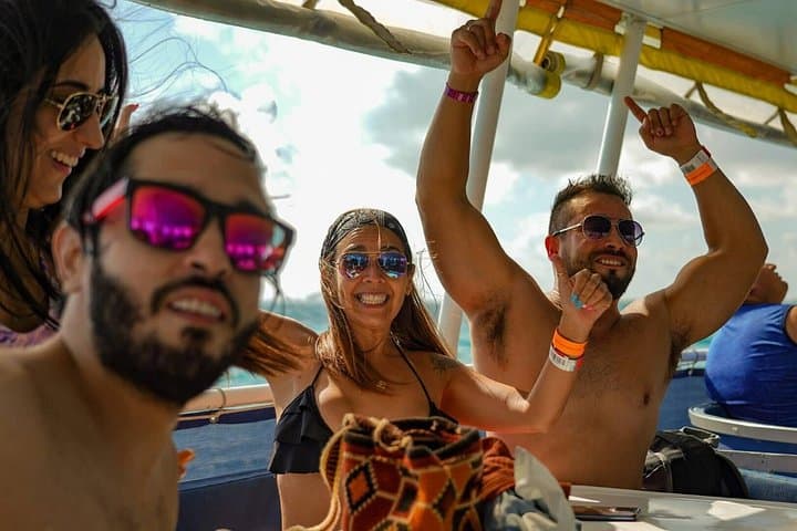 Private Catamaran to Isla Mujeres — Snorkel, Beach Lunch & Open Bar from Playa del Carmen photo 2