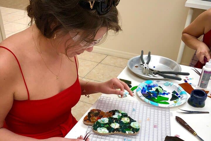 Fort Lauderdale Mosaic Class: Hands-On Glass Art Workshop (2.5 hrs)