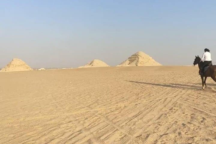 Abusir Horseback Riding to the Fifth Dynasty Pyramids — Desert Tour from Cairo photo 3