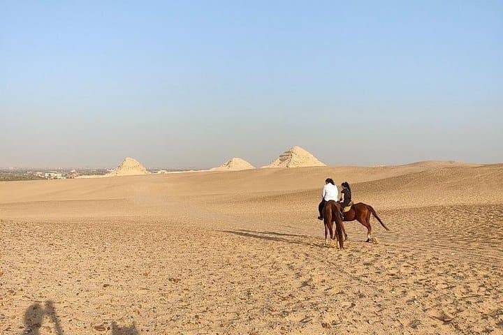 Abusir Horseback Riding to the Fifth Dynasty Pyramids — Desert Tour from Cairo photo 2