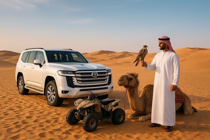 Dubai Desert Safari: Dune Bashing, Camel Rides & Evening Bedouin Camp Experience photo 2