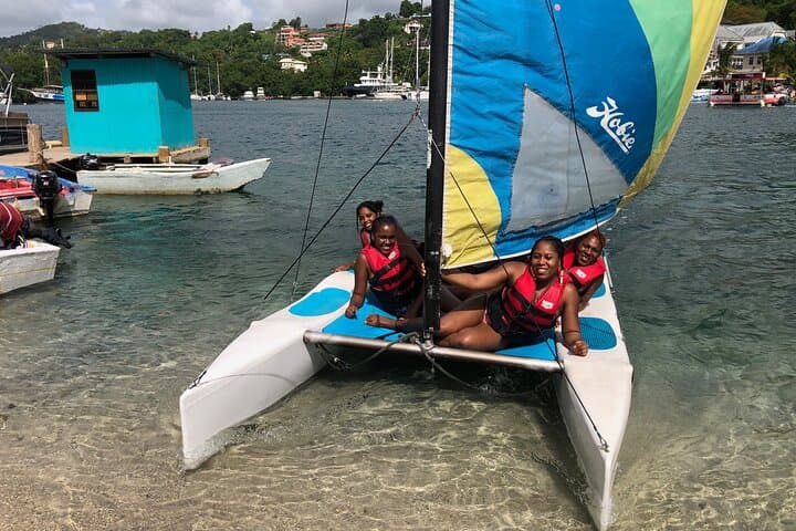 Marigot Bay Watersports: Hobie Cat Sailing, Kayak & Snorkel in St Lucia