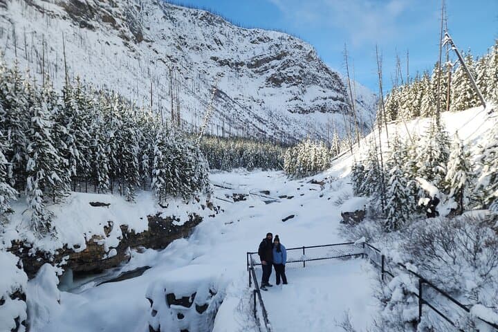 Winter Hike to Johnston Canyon & Marble Canyon — Guided Day Tour from Banff photo 4