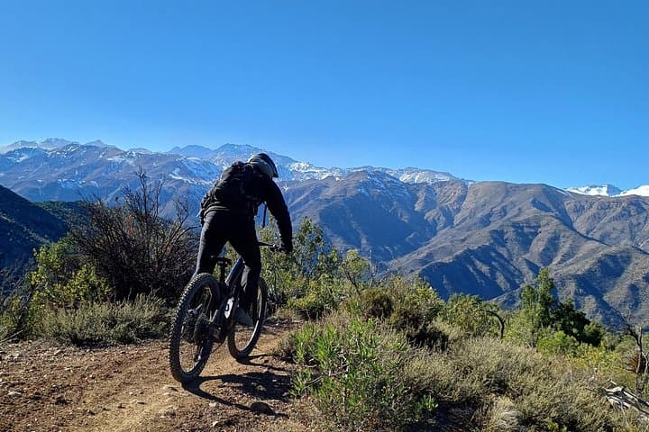 Andes Mountain Bike Experience from Santiago: El Durazno Trails & Secret Summit photo 1