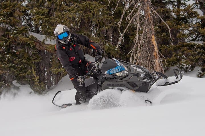 Private Beginner Snowmobile Backcountry Adventure in Steamboat Springs