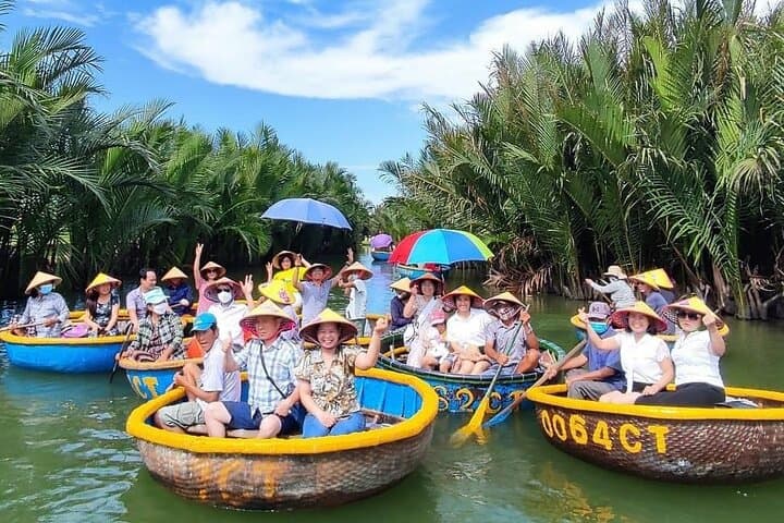 Hoi An Coconut Boat Ride & Lantern Making: Cam Thanh Basket Boat Eco-Tour photo 2