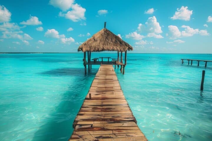 Bacalar Seven-Color Lagoon Boat Trip from Costa Maya — Swim & Taco Lunch photo 2