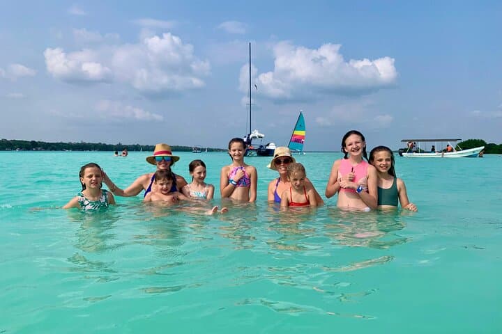 Bacalar Seven-Color Lagoon Boat Trip from Costa Maya — Swim & Taco Lunch photo 4
