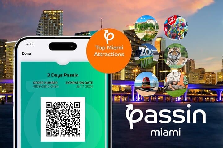 Passin Miami: 30+ Attractions, eSIM & 1‑Way Airport Transfer — City Pass Guide