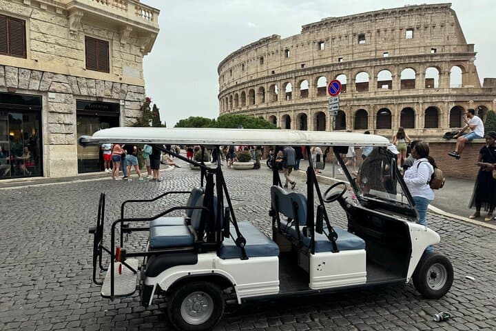 Private Golf Cart Tour in Rome — Colosseum, Pantheon, Trevi & Trastevere