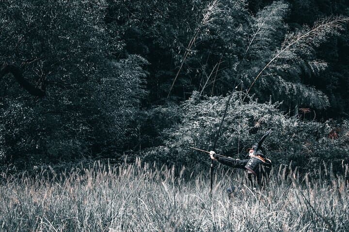 Film Your Own Samurai Movie in Arashiyama: Outdoor Armor Experience photo 3