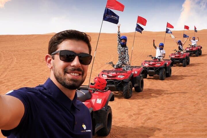 Red Dunes of Dubai: 1-Hour Quad & Side-by-Side ATV Adventure in Lehbab photo 2
