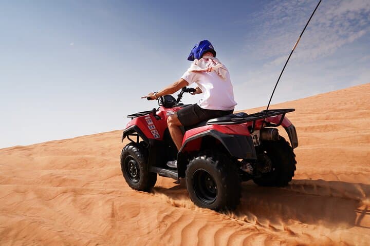 Red Dunes of Dubai: 1-Hour Quad & Side-by-Side ATV Adventure in Lehbab photo 1