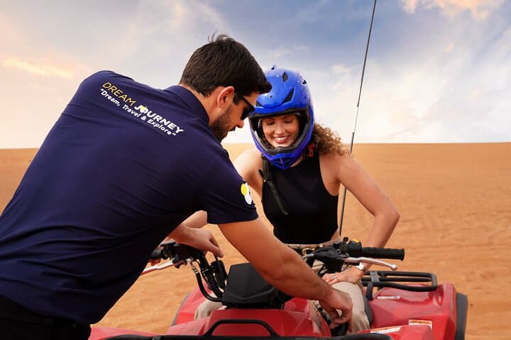 Red Dunes of Dubai: 1-Hour Quad & Side-by-Side ATV Adventure in Lehbab photo 4