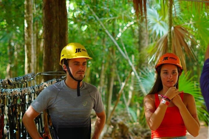 Cenote & ATV Jungle Adventure: Ziplines, Tequila Tasting & Cenote Jumps near Cancún photo 2