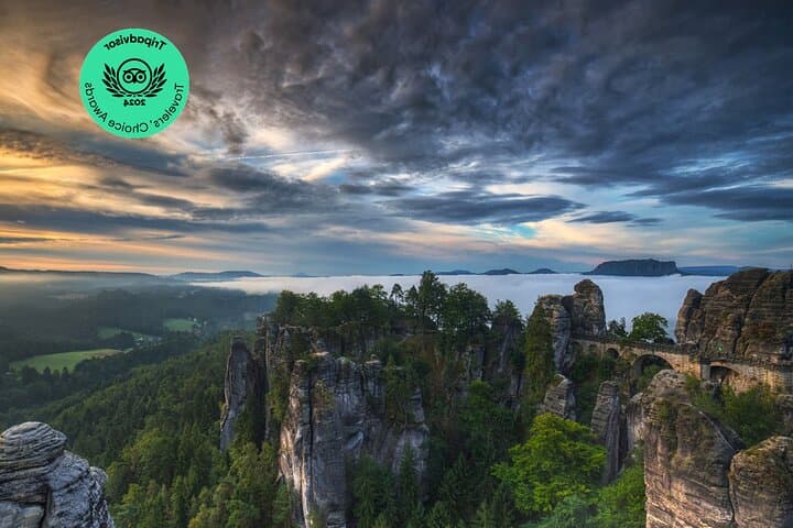 Bohemian & Saxon Switzerland Day Trip: Bastei Bridge, Sněžník & Tisa Rock photo 1