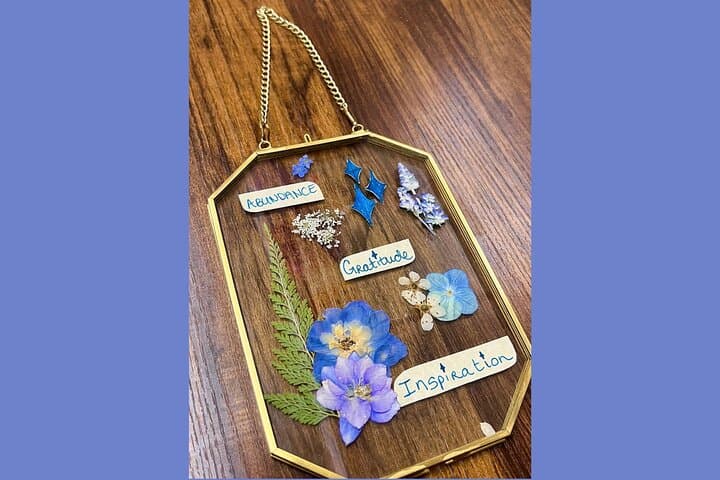 Intentional Flower Frame Workshop in Denver: Pressed Flowers & Affirmations