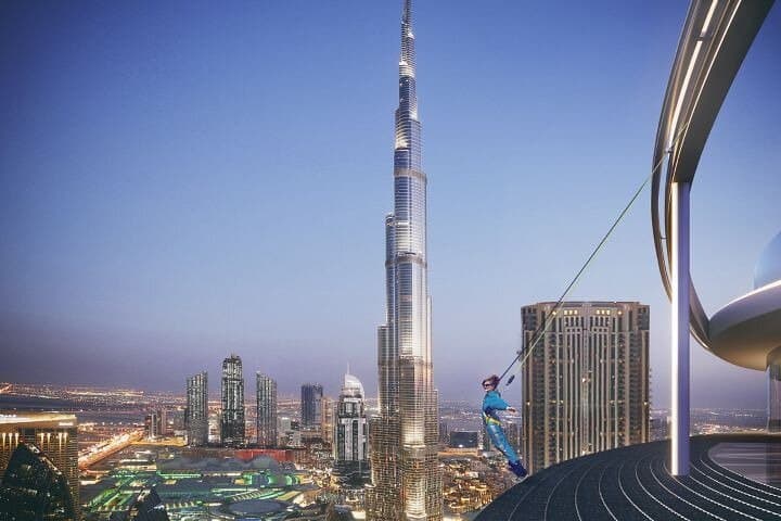 Edge Walk and Glass Slide at Sky Views Observatory — Dubai Skyline Thrill photo 6