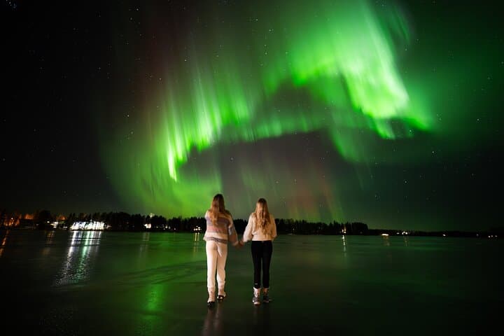 Northern Lights Hunting Expedition in Ranua, Lapland — Guided Aurora Safari