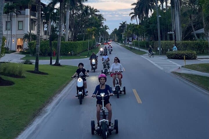 Sunset Trike & Moped Tour in Naples, Florida — Old Naples Evening Ride