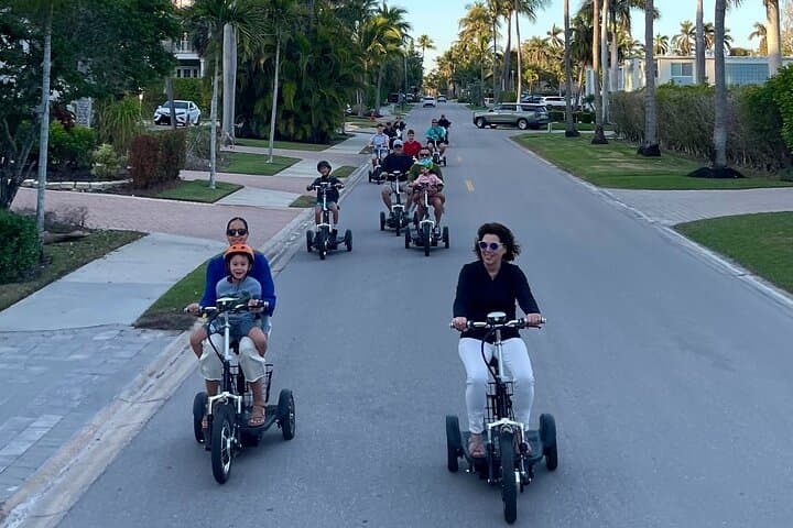 Sunset Trike & Moped Tour in Naples, Florida — Old Naples Evening Ride photo 3