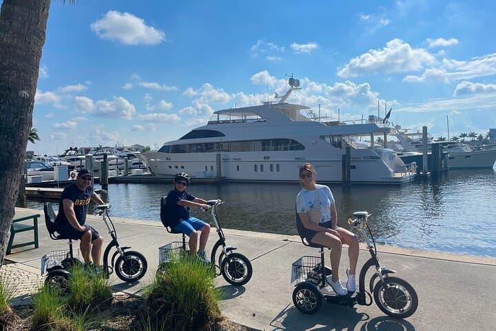 Sunset Trike & Moped Tour in Naples, Florida — Old Naples Evening Ride photo 4