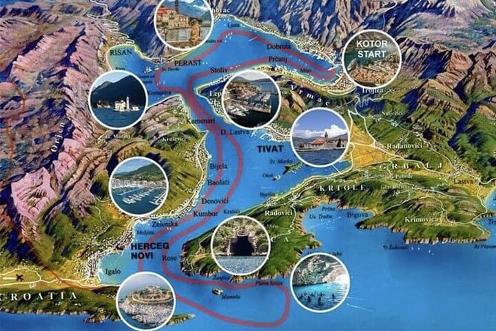 Private Boat to Blue Cave: 3-Hour Kotor Speedboat Tour to Our Lady of the Rocks & Mamula photo 3