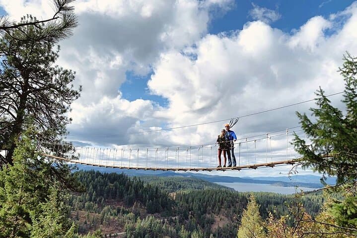 Lake Coeur d'Alene Zipline Tour — Timberline's 7-Line Canopy Adventure photo 4
