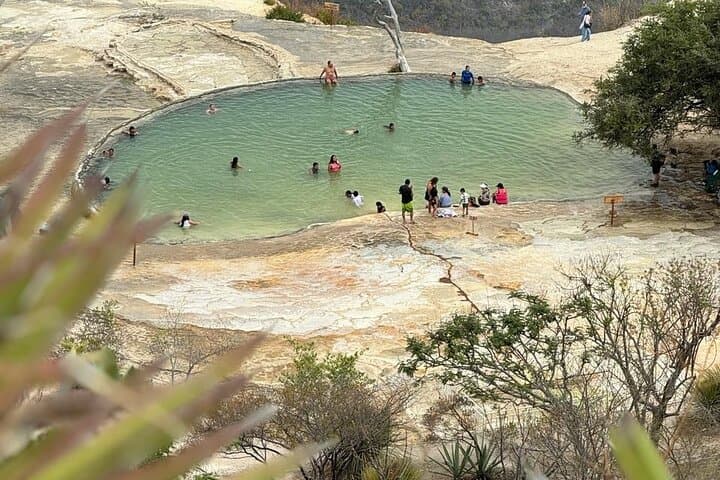 Hierve el Agua and Teotitlán del Valle Day Tour from Oaxaca: Petrified Waterfalls & Zapotec Weaving