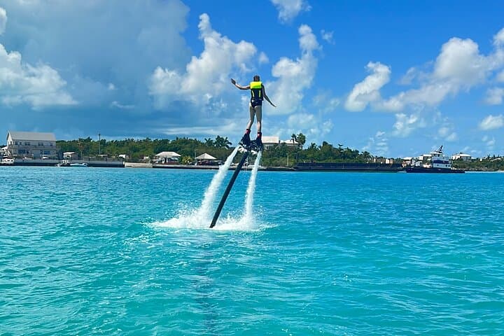 Flyboarding in Turks & Caicos: Long Bay Jet-Propelled Lessons photo 3