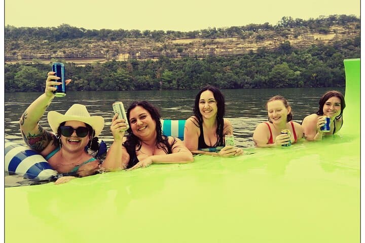 Party Cove Pontoon Cruise on Lake Austin: Private BYOB Boat Experience photo 1