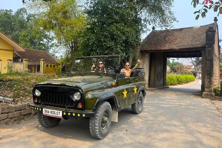 Jeep Through Duong Lam: Ancient Village Day Trip from Hanoi