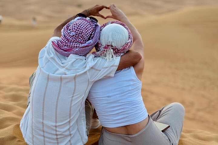 Dubai Red Dunes Premium Desert Safari: Camel Ride, Sandboarding & BBQ Dinner photo 4