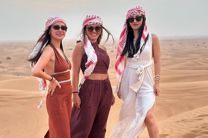 Dubai Red Dunes Premium Desert Safari: Camel Ride, Sandboarding & BBQ Dinner photo 5