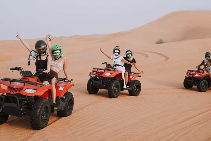 Red Dunes Adventure: Dubai Quad Bike Safari, Camel Ride & Desert Dinner photo 2