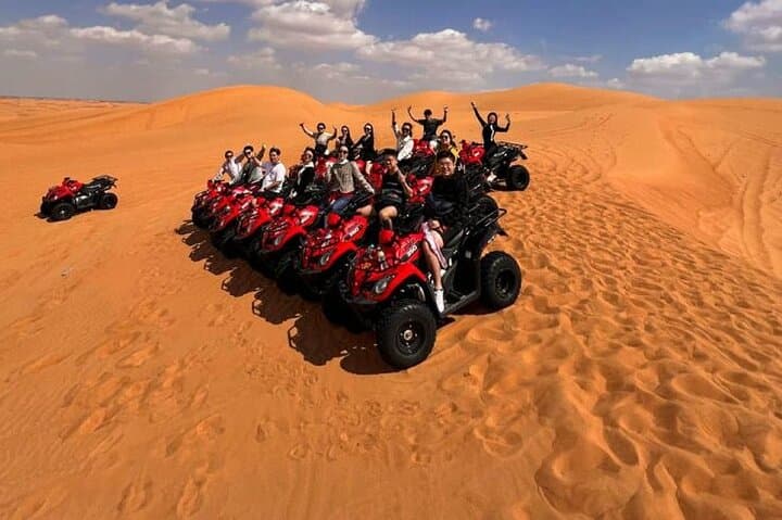 Red Dunes Adventure: Dubai Quad Bike Safari, Camel Ride & Desert Dinner photo 3