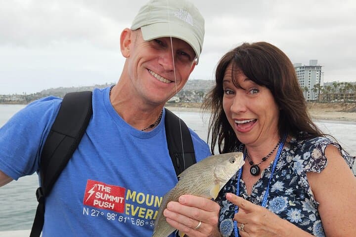 Fishing in Mission Beach, California