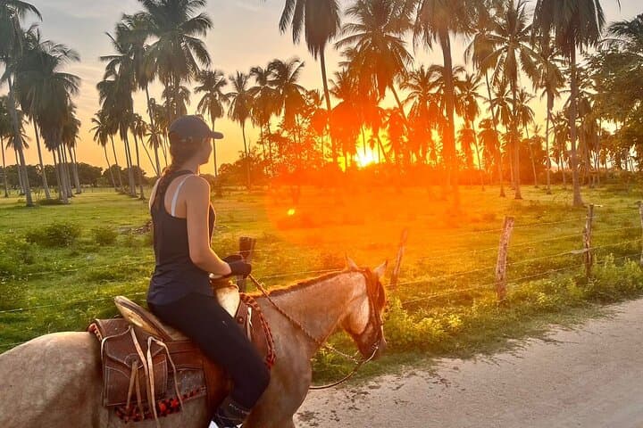 Horseback Riding Along Manialtepec River and Beach: Sunset Adventure on the Oaxacan Coast photo 2