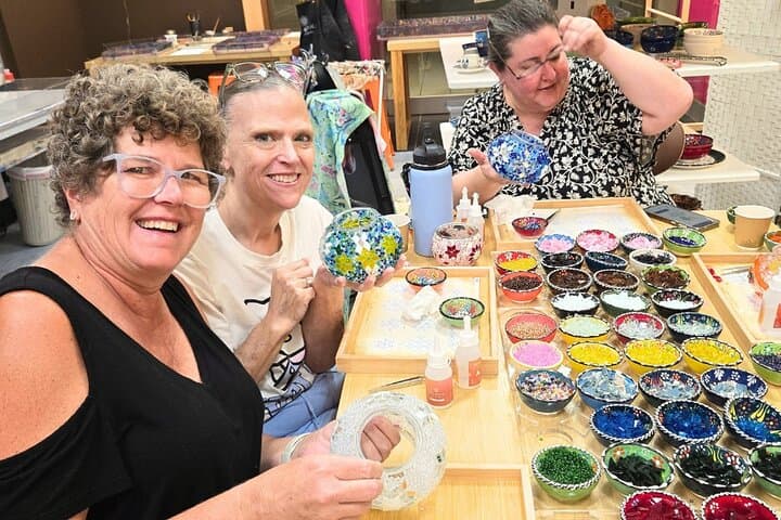 Mosaic Lamp Workshop in Indianapolis: Craft a Turkish-Style Stained-Glass Lamp photo 4