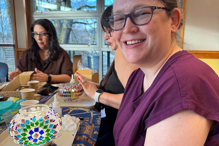 Create a Turkish Mosaic Lamp in Warwick NY: Hands-On Workshop photo 5