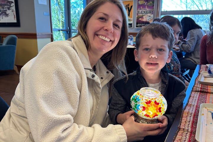 Create a Turkish Mosaic Lamp in Warwick NY: Hands-On Workshop photo 6