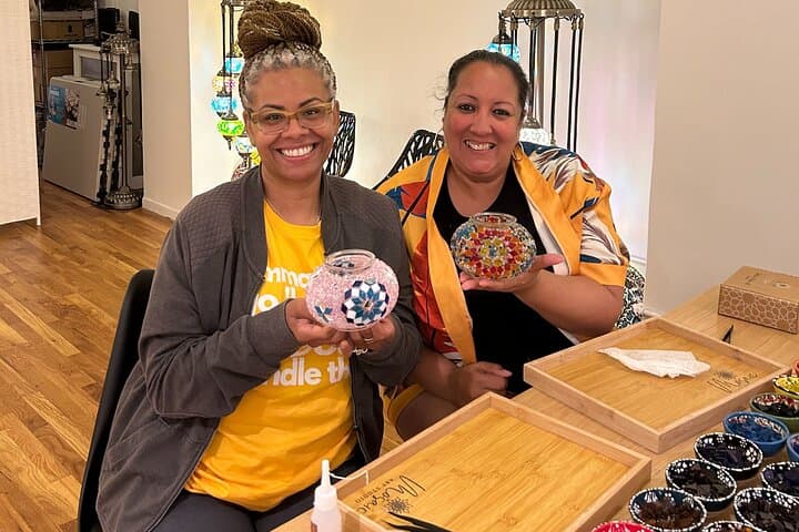 Turkish Mosaic Lamp Workshop in Manhattan — Hands-On Art Class in the Garment District photo 5