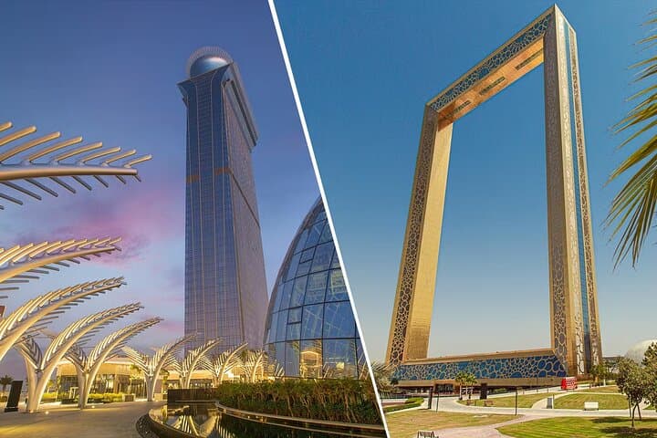 See Dubai From Above: The View at The Palm + Dubai Frame Combo Ticket
