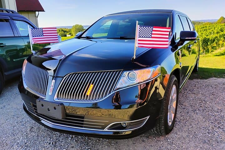 Traverse City Wedding Shuttle: Lincoln MKT Limousine for Private Wedding Transport