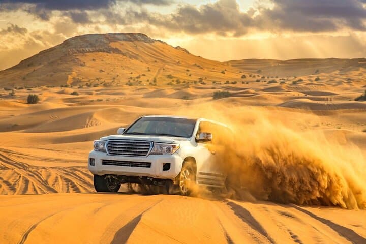 Dubai Frame and Sunset Desert Safari: City Views to Dune Thrills