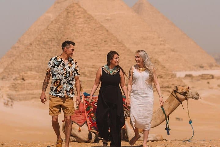 Sunrise & Sunset Camel Ride Around the Giza Pyramids — Sahara of Giza Experience photo 1