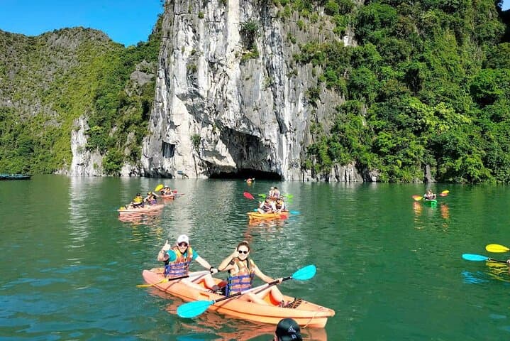 Ha Long Bay Day Cruise: Kayak Luon Cave, Explore Surprising Cave & Titop Island photo 5